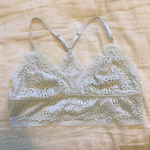 Light blue lace bralette